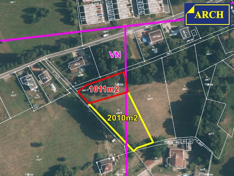 1-2 letecký snímek 1.parcela