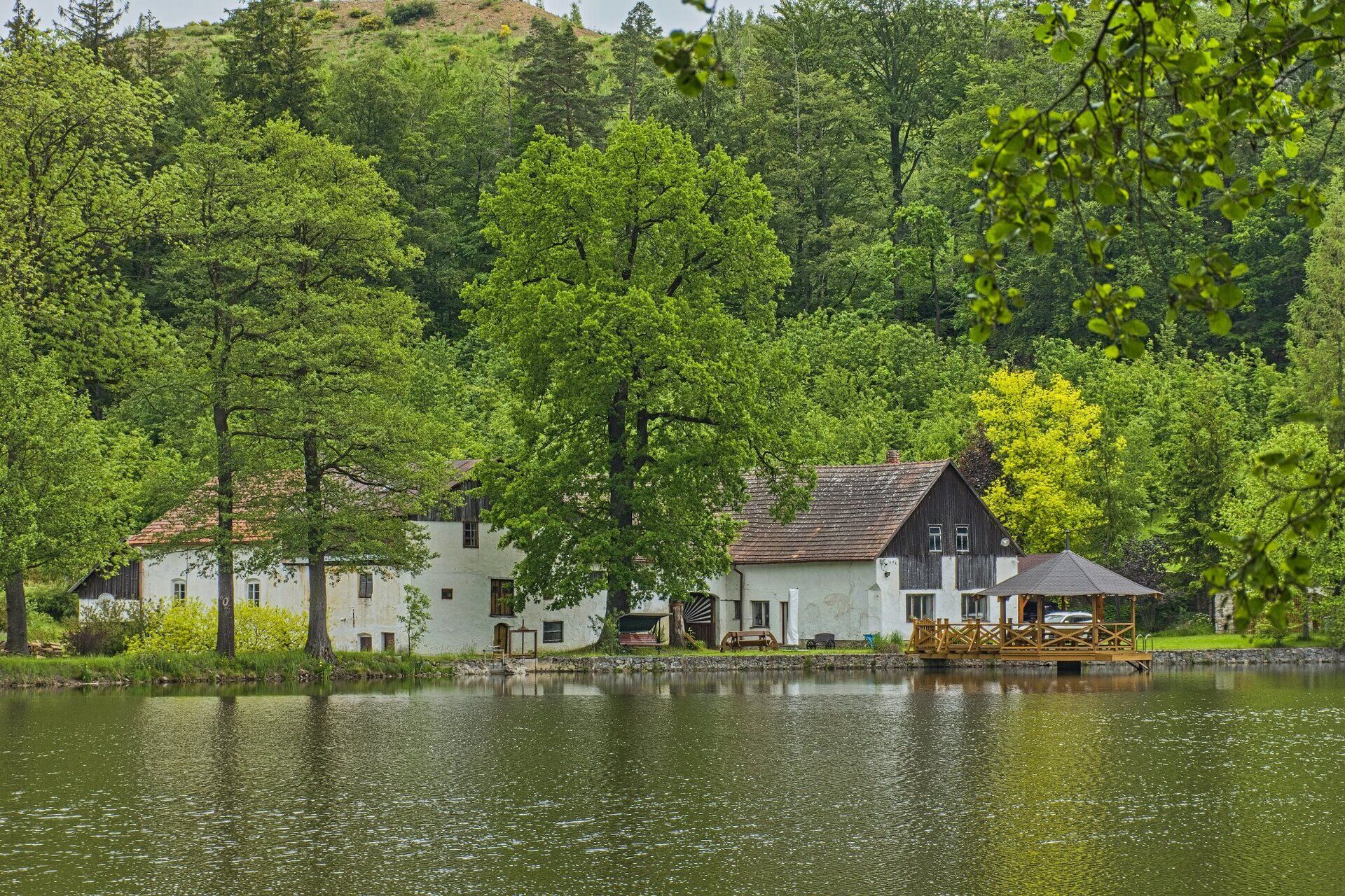 Areál Radňovského mlýna s rybníkem Hájek a lesním pozemkem - celkem 83.424 m2
