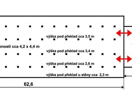 Pronájem komerčního objektu, sklad, 1 596 m²