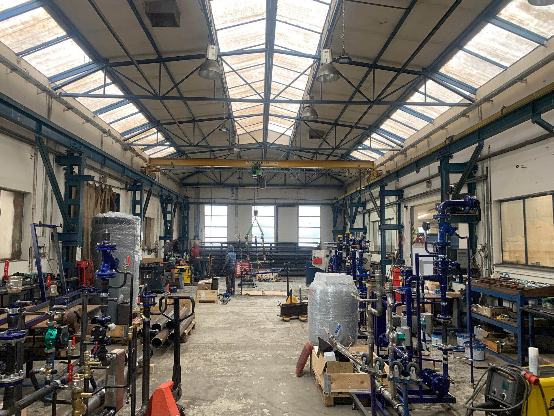 Výrobně-skladovací halový objekt o vnitřní ploše 1.168 m2