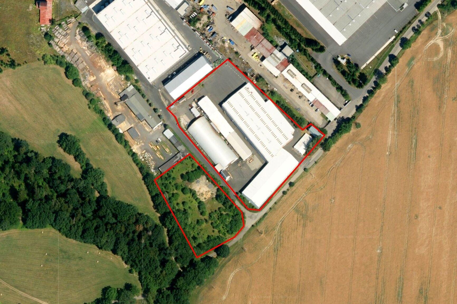 Průmyslový areál o výměře pozemků 22.951 m2
