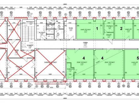 Pronájem kanceláře, 36 m²