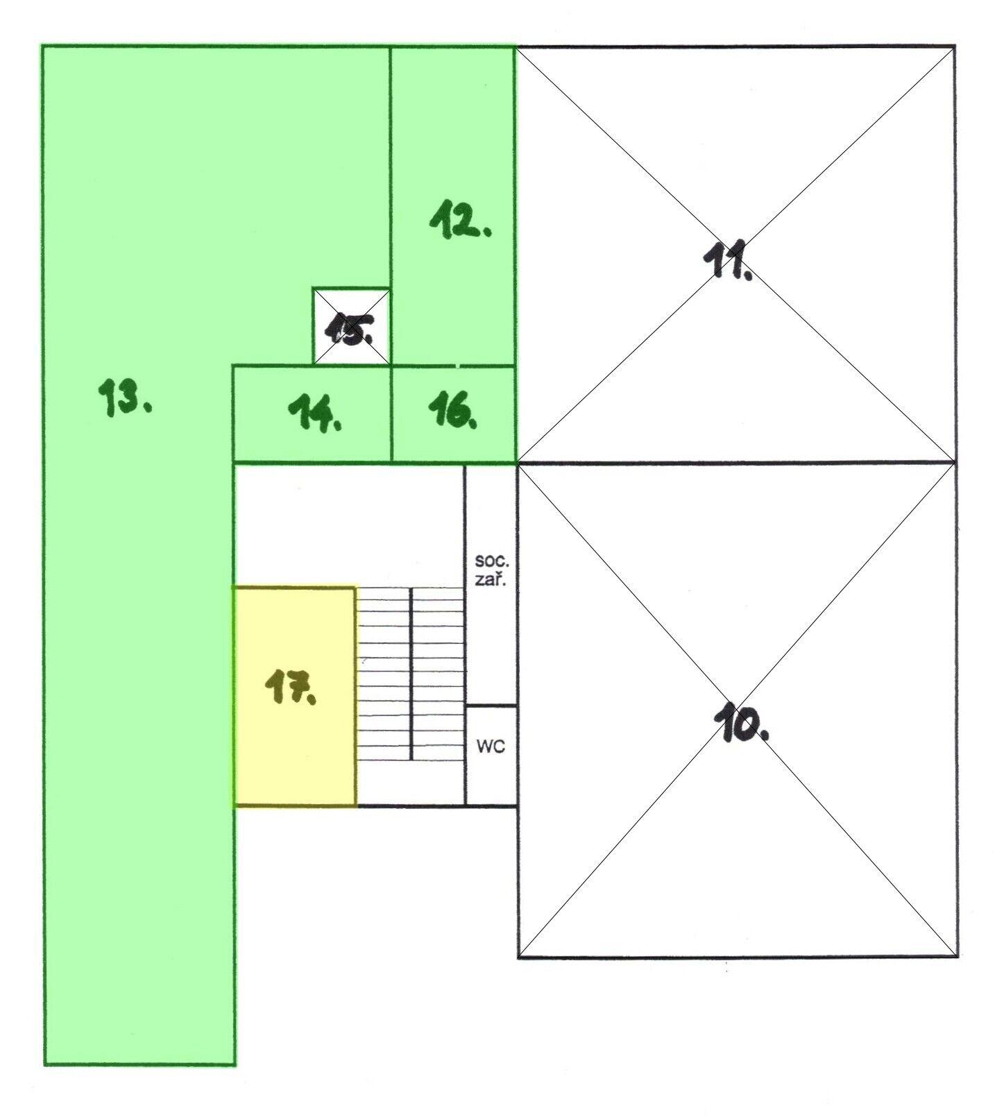 Výrobní/skladovací prostor 200 m2