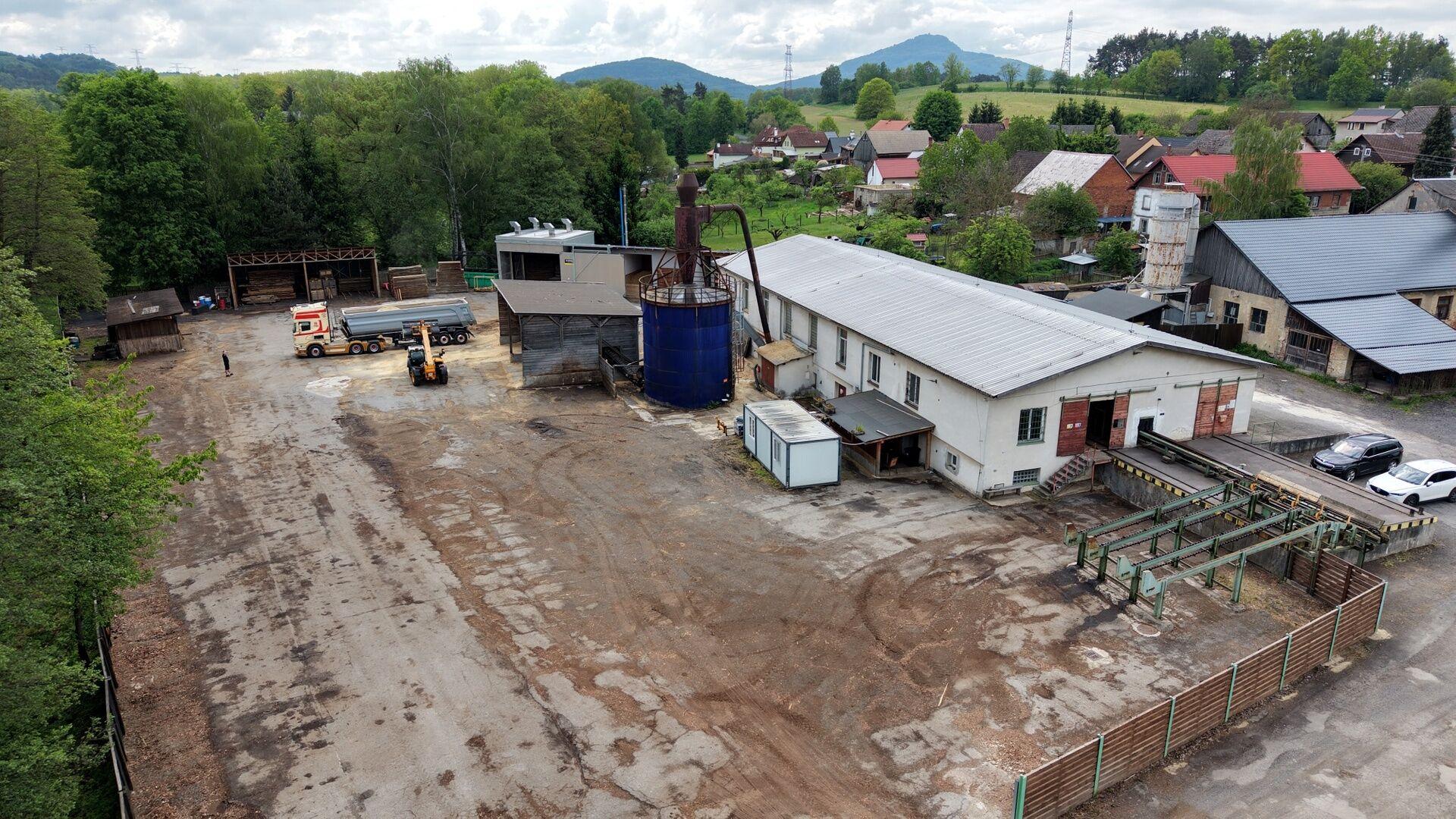 Plně vybavený pilařský závod ve velmi pěkném stavu