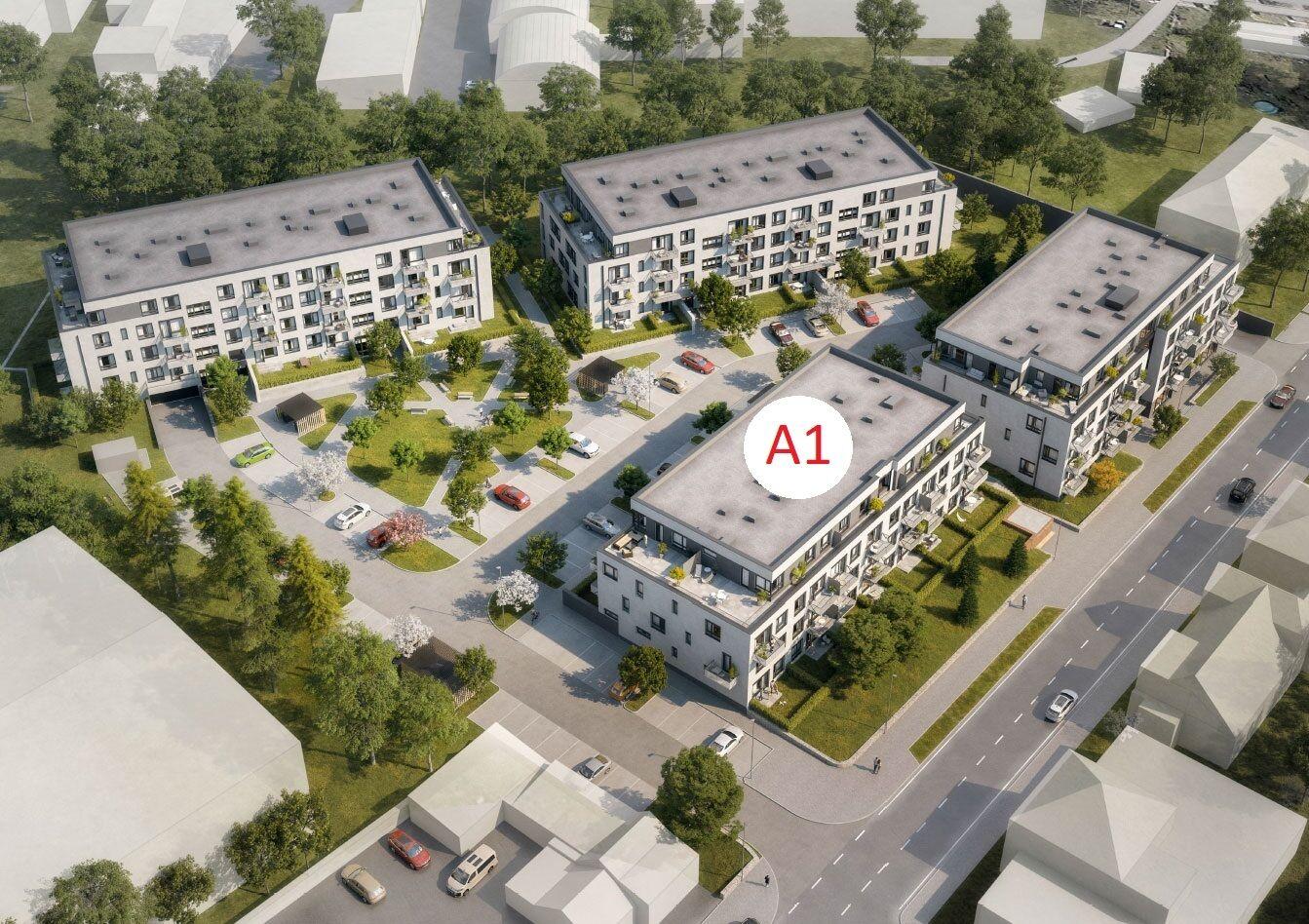 Moderní družstevní byt 3+kk s garážovým stáním a balkonem, Kladno.