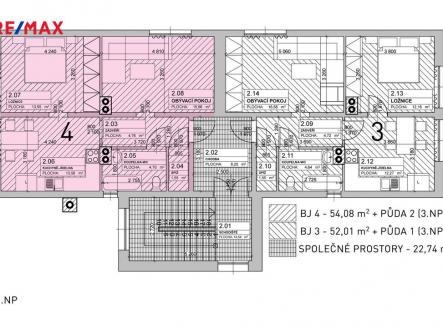 Prodej bytu, 2+1, 106 m²