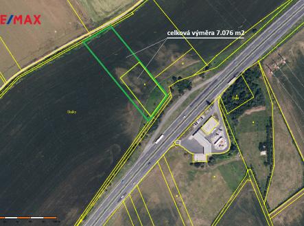 Prodej - pozemek, zemědělská půda, 7 076 m²