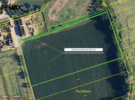 Prodej pozemku, zemědělská půda, 13 726 m²