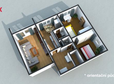 Pronájem bytu, 3+1, 71 m²