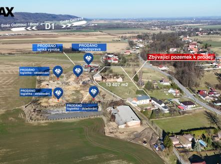 Prodej pozemku pro komerční výstavbu, 13 407 m²
