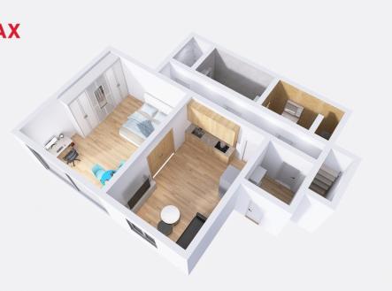 Pronájem bytu, 2+kk, 55 m²