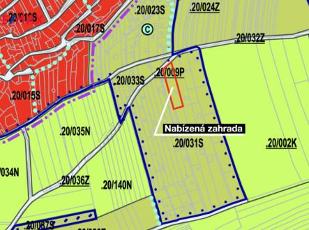 Prodej pozemku, zahrada, 1 911 m²