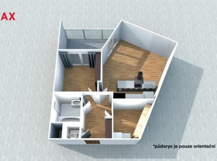 Pronájem bytu, 2+kk, 72 m²