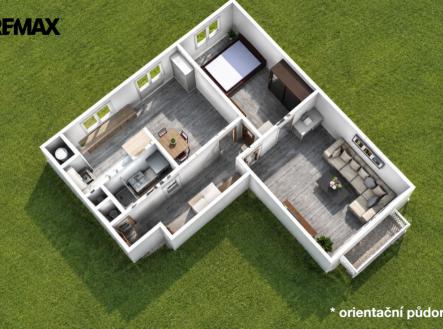 Pronájem bytu, 3+kk, 63 m²
