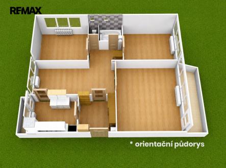 Pronájem bytu, 3+1, 82 m²