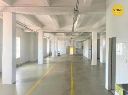 Pronájem - skladovací prostor, 343 m²