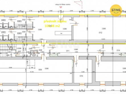 Pronájem - obchodní prostor, 102 m²