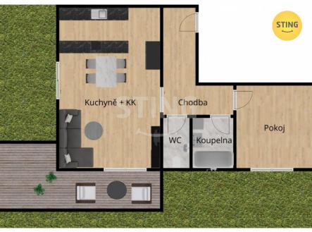 Prodej bytu, 2+kk, 67 m²