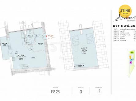 Prodej bytu, 1+kk, 76 m²