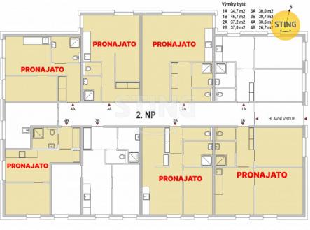 Pronájem bytu, 2+1, 35 m²