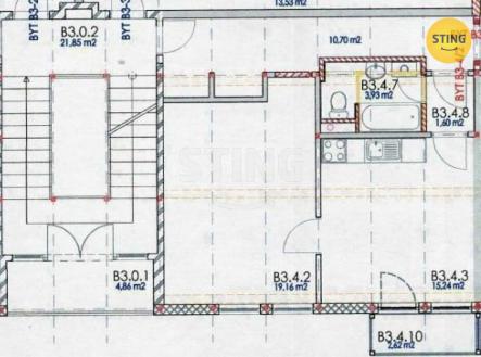 Pronájem bytu, 1+1, 40 m²