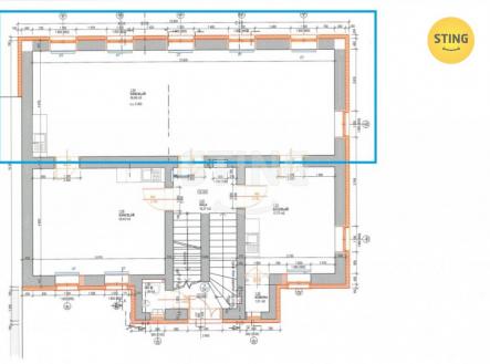 Pronájem - kanceláře, 56 m²