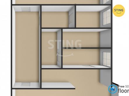 Pronájem obchodní prostor, 61 m²