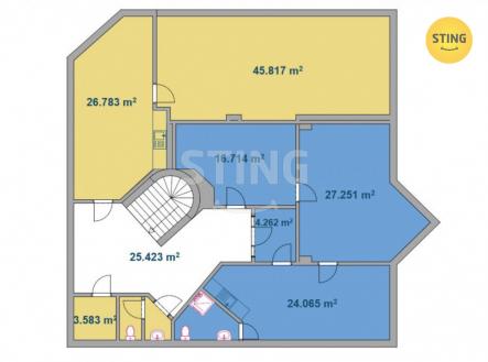 Pronájem - kanceláře, 102 m²