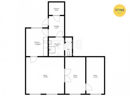 Prodej bytu, 3+1, 76 m² obrázek
