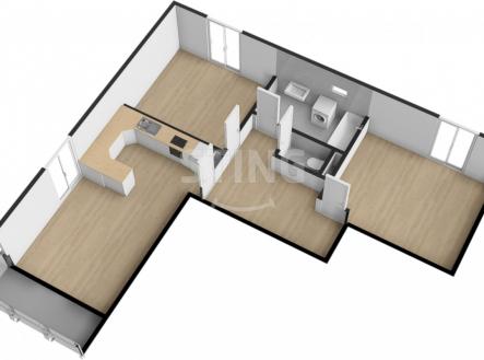 Prodej bytu, 3+kk, 77 m²
