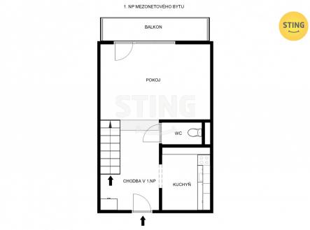 Prodej bytu, 3+1, 76 m²