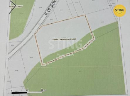 Prodej pozemku, zemědělská půda, 9 465 m²