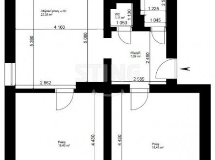 Prodej bytu, 3+kk, 90 m²