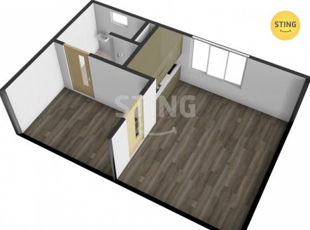 Prodej bytu, 1+kk, 29 m²