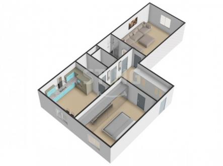 Pronájem bytu, 2+1, 58 m²