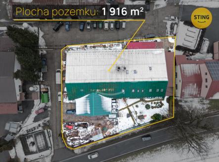 Prodej komerčního objektu, průmyslový areál, 1 916 m²