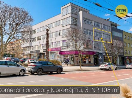 Pronájem kanceláře, 108 m²