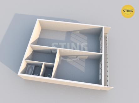 Pronájem bytu, 1+1, 42 m²