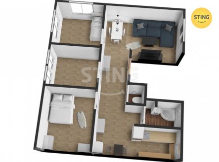 Prodej bytu, 4+1, 115 m²