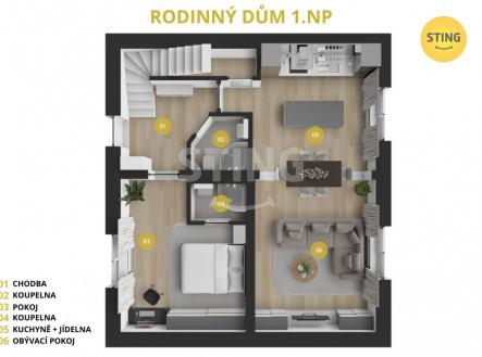 Prodej domu/vily, 208 m²