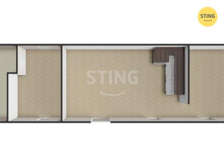 Pronájem bytu, 2+kk, 91 m²