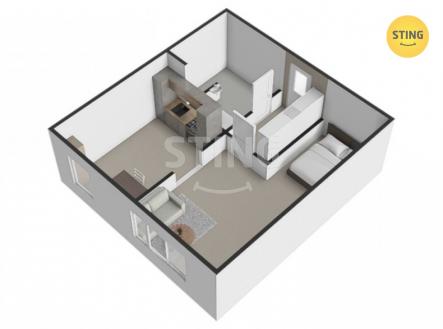 Prodej bytu, 1+1, 34 m²