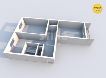 Prodej bytu, 2+1, 64 m²