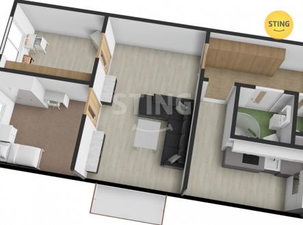 Prodej bytu, 3+1, 65 m²