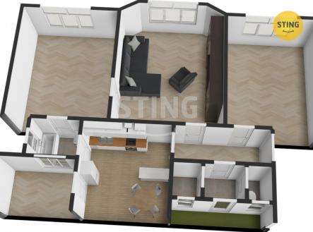 Prodej bytu, 3+1, 130 m²