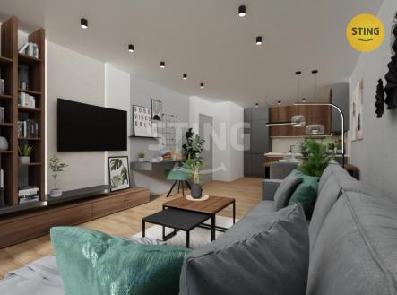 Pronájem bytu, 2+kk, 59 m²