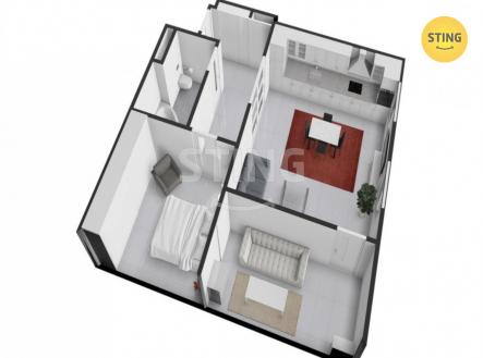 Prodej bytu, 3+kk, 64 m²