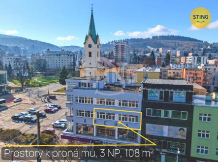 Pronájem bytu, 3+kk, 108 m²
