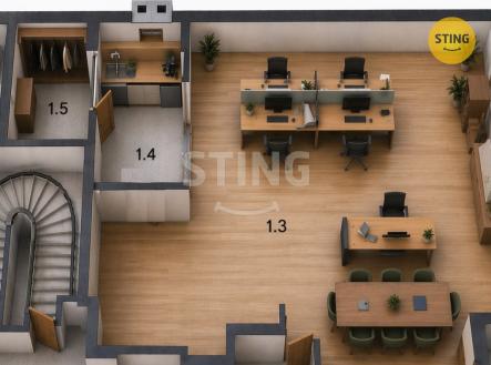 Pronájem obchodní prostor, 38 m²