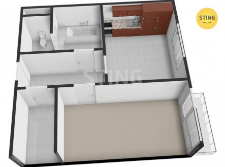 Prodej bytu, 1+1, 42 m²